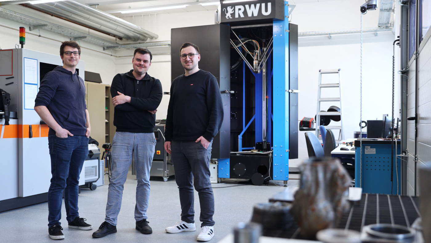 Die drei Gründer von Wired 3D